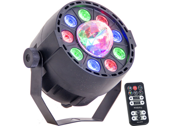 Ibiza Projector Luz c/ 9 Leds RGBW DMX Ibiza Projector Luz c/ 9 Leds RGBW DMX